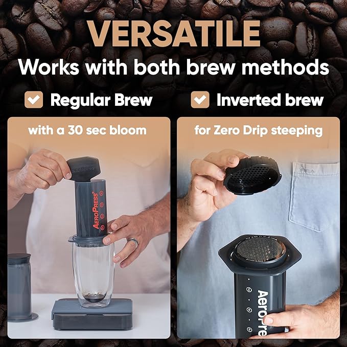 ALTURA The DISC FINE XL: Premium Filter for AeroPress XL Coffee Makers + eBook with Recipes, Tips, and More – Stainless Steel, Washable & Reusable…