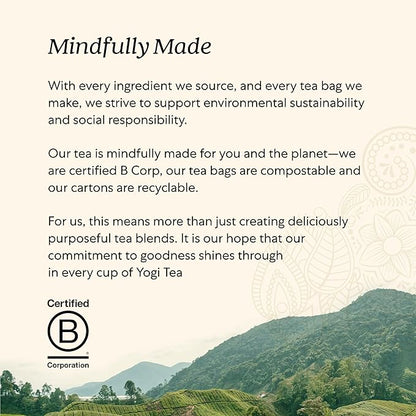 Yogi Tea Chai Rooibos Tea - 16 Tea Bags per Pack (4 Packs) - Spiced Organic Rooibos Tea - Provides Antioxidants - Caffeine-Free - Includes Cardamom, Cinnamon, Ginger & Clove