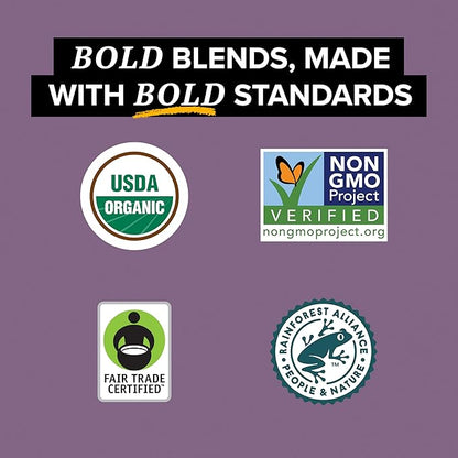 TAZO Organic Earl Grey Tea Bags, Black tea with Caffeine, 16 Total Tea Bags