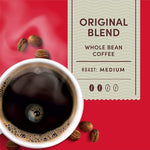Load image into Gallery viewer, Tim Hortons Whole Bean Original, Medium Roast Coffee, Made with 100% Arabica Beans, 12 Ounce Bag, 6-Pack