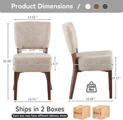 Howtek Modern Dining Chairs Set of 4 with 6.3