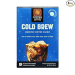 Load image into Gallery viewer, Copper Moon Cold Brew Ground Coffee Packs, Medium Roast, 4 filter pouches, 8 oz