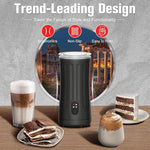 Load image into Gallery viewer, Electric Milk Frother, 4-in-1 Milk Steamer and Frother, 8.1oz/240ml Automatic Warm and Cold Foam Maker, Auto Shut-Off Frother for Coffee, Latte, Cappuccino, Macchiato(Black)