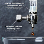 Load image into Gallery viewer, Nispira Cold Brew Drip Tower Iced Coffee Maker Glass Wooden Stand 25 Cups white