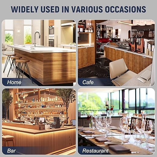 100LBS/24H High Output - Commercial Ice Maker with 20LBS Storage Bin - Dual Water Inlets, 36 Ice Cubes/Cycle, 15" Compact Undercounter/Freestanding Design - Self-Cleaning for Home Bars, Outdoor