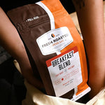 Load image into Gallery viewer, Fresh Roasted Coffee, Breakfast Blend, 12 oz, Light Roast, Kosher, Whole Bean