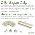 Load image into Gallery viewer, FreshDrinkUS, Premium 120 Lemon Balm Leaf Tea Bags, 100% Natural &amp; Pure from Lemon Balm Leaves. Loose Leaf Herbal Te. No Sugar, No Caffeine, No Gluten, Vegan.