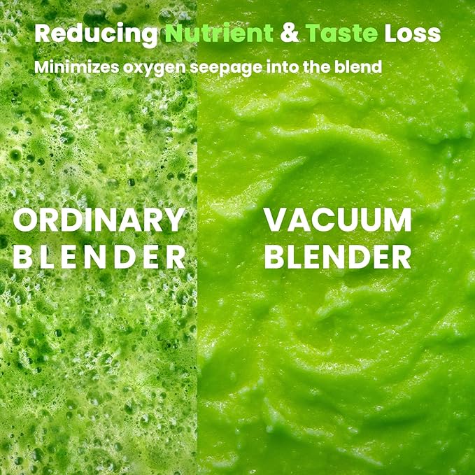 Commercial Blender, 1500W Vacuum Blender for Less Foam, Professional-Grade Quiet Shield, Kitchen Timer, 9 Speeds, 6 Programs for Smoothies, Frozen Drinks, Self-Cleaning, 64oz Bulk Production