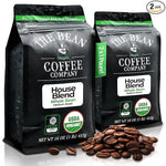 Load image into Gallery viewer, The Bean Organic Coffee Company House Blend, Medium Roast, Whole Bean Coffee, 16-Ounce Bags (Pack of 2)