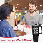 Load image into Gallery viewer, SANDJEST Leaving Job Gifts for Coworkers Tumbler 40oz Stainless Steel with Handle and Straw, Farewell &amp; New Job Gifts for Colleagues