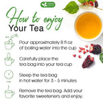 Load image into Gallery viewer, FreshDrinkUS, Premium 120 Mulberry Leaf Tea Bags, 100% Natural &amp; Pure from Mulberry Leaves. Loose Leaf Herbal Tea. Made with Natural Material Tea Bags. No Sugar, No Caffeine, No Gluten, Vegan.