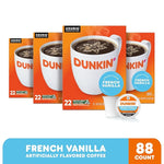 Load image into Gallery viewer, Dunkin' French Vanilla Flavored Coffee, 88 Keurig K-Cup Pods