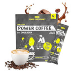 Load image into Gallery viewer, Projo* Power Coffee – Instant Coffee with 10g Protein - Grass-Fed Hydrolyzed Bovine Collagen &amp; 225mg Caffeine – Organic, Unsweetened, Medium Roast – Bold Black – 12 Single-Serve Packets