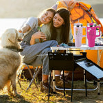 Load image into Gallery viewer, Personalized 40 Oz Tumbler with Handle and Straw, Custom Cup with Name &amp; Birth Flower, Stainless Steel Travel Coffee Tumbler,Personalized Christmas Birthday Gifts for Women, Teen Girls