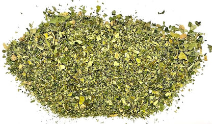 FIRE TEAS Organic Moringa Leaf Tea with Ginger & Saffron - Loose Leaf Blend -