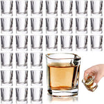 Load image into Gallery viewer, 30 Pack Heavy Base Shot Glasses Set, 2.2 oz Clear Whiskey Glasses, Square Shot Glass Bulk, Small Thick Glass Cups for Vodka Tequila Espresso Liquor, Ideal Supplies for Bar Party