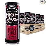 Load image into Gallery viewer, High Brew Coffee, Triple Shot Espresso, Cold Brew Coffee, 11 Fl Oz, Ready-To-Drink (Pack of 12)