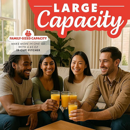 Gourmia Countertop Commercial Blender – 2L BPA-Free Pitcher, 4 Presets, 1500W High-Speed Motor, 45,000 RPM, Variable Speed Dial, Built-In Tamper, Dishwasher-Safe Parts, Black