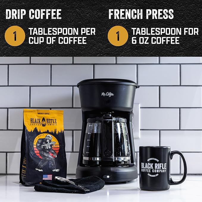 Black Rifle Coffee Company Tactisquatch Roast, Ground, 12 oz