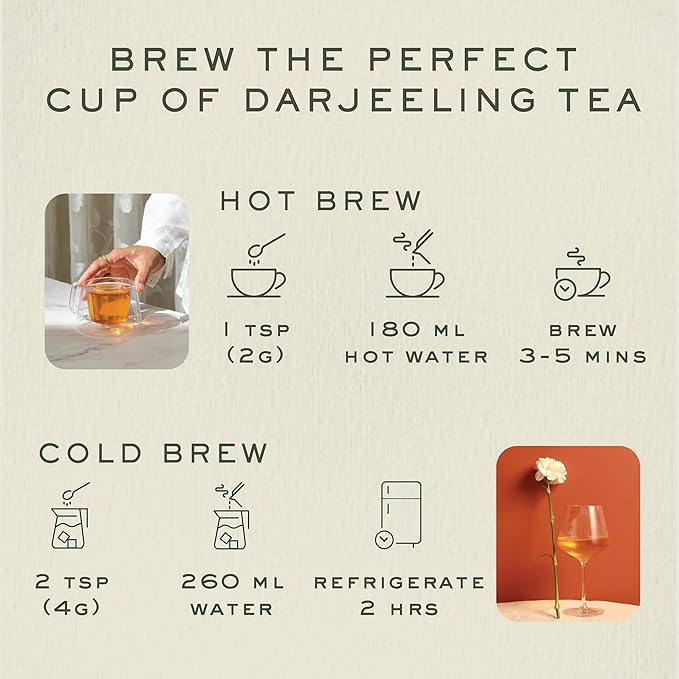 Makaibari Himalayan Spring, Special Edition First Flush Black tea 100 gm | USDA Organic Certified Darjeeling Black Tea | Single Estate Loose Leaf Tea