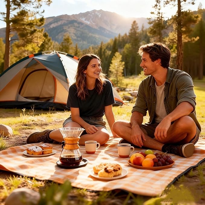 Subjectthree Pour Over Coffee Dripper 8 Cup Glass Coffee Maker Carafe Pot with Filter for Home Office Camping Easy Clean (8 Cup/28 oz)