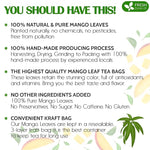 Load image into Gallery viewer, FreshDrinkUS, Premium 140+ Mango Whole Leaves Dried, 100% Natural &amp; Pure from Dried Mango Leaves Tea, No Additives, No Caffeine, Vegan