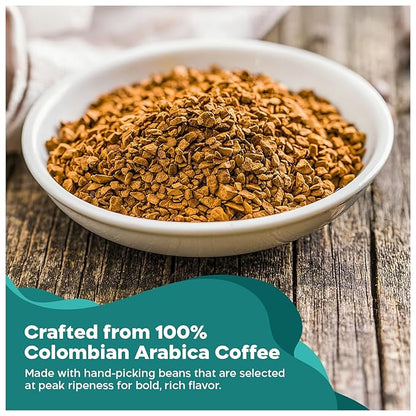 Juan Valdez Decaffeinated Freeze Dried Coffee 3.5 OZ - 100% Colombian Coffee (Pack of 6)