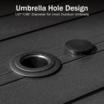 Load image into Gallery viewer, PHI VILLA 7 Piece Outoor Bar Dining Set, High Top Patio Bar Table and Chairs Set with 6 Outdoor Swivel Bar Stools &amp; 40" Outdoor Bar Table for Yard, Garden and Terrace, Grey