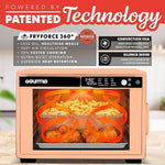 Load image into Gallery viewer, Gourmia French Door Digital Air Fryer Oven - XL 37QT Capacity, 12 Presets, FryForce 360° Tech, Dehydrate, Proof, Slow Cook, Fits 13” Pizza, 1700W, Peach