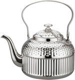 Load image into Gallery viewer, SANQIAHOME Antique 1.5L (50Oz) Stainless Steel Teapot with Infuser Silver