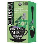 Load image into Gallery viewer, Clipper Tea Mint Herbal Teabags – Caffeine Free, USDA Organic, Great Hot or Iced – Refreshing, Natural, Fair &amp; Delicious – 20 Tea Bags