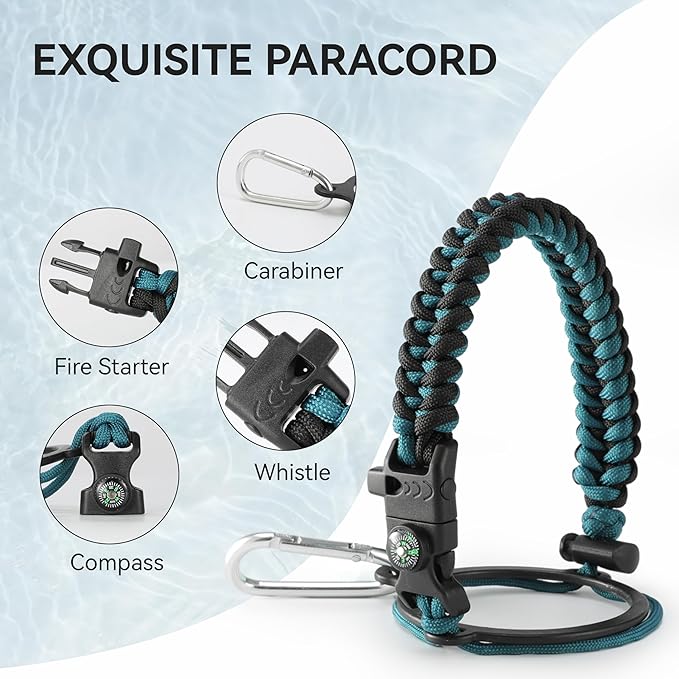 HASLE OUTFITTERS Half Gallon Insulated Water Bottles 64 oz, Stainless Steel Metal Water Jug with 2 Lids Keep Cold 48h/Hot 24h, Leak Proof & BPA-Free Water Flask Jug(Army Green,1)