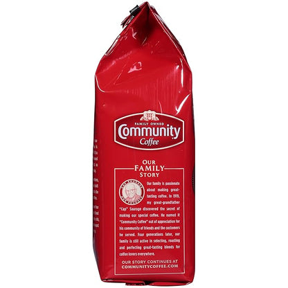 Community Coffee Café Special Blend 72 Ounces, Medium Dark Roast Ground Coffee, 12 Ounce Bag (Pack of 6)