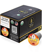 Load image into Gallery viewer, Organic Hibiscus Teapods with Peach, Mango, &amp; Passionfruit - Naturally Decaffeinated Hawaiian Fruit Tea by Teavity (12 Tea Pods)