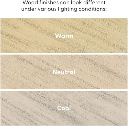 Plank+Beam Solid Wood Console Table, 36 Inch, Sofa Table, Narrow Entryway Table for Hallway, Behind The Couch, Living Room, Foyer, Easy Assembly, Seashell