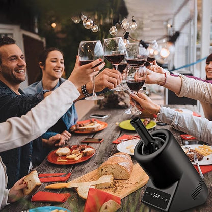 Wine Chiller Electric,Single Bottle Cooler for 750ml Wine or Some Champagne,Portable Cellars Keep Cold Up to 24h,Iceless Chiller at Poolside Party,Gift for Lover