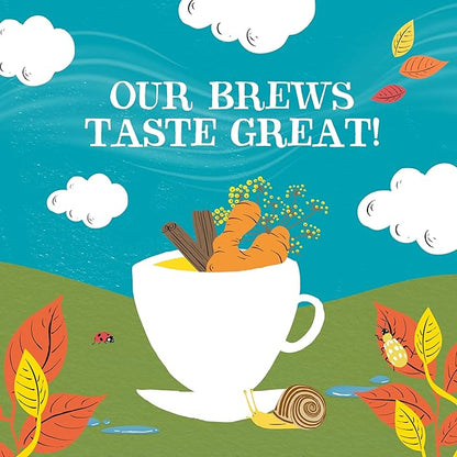 Clipper Tea Spicy Chai Herbal Tea – Caffeine Free, USDA Organic, Great Hot or Iced – Warming, Spicy, Natural, Fair & Delicious – 200 Tea Bags