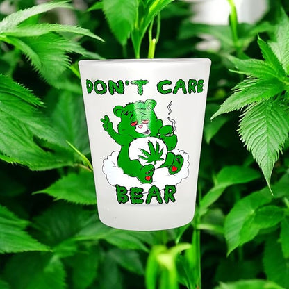 Don't Care Bear - Funny Shot Glass
