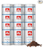 Load image into Gallery viewer, Illy Whole Bean Coffee, Decaffeinated - Medium Roast - Mild &amp; Balanced - 100% Arabica - Whole Beans - Pressurized Packaging Sealed for Freshness - 8.8oz can (Pack of 12)
