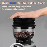 Load image into Gallery viewer, Electric Conical Burr Coffee Bean Grinder with 25 Precise Settings, Touchscreen Adjustable Electric Burr Mill with LED Screen &amp; Anti-static Device, Organ-Style Powder Blower