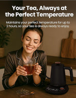 Load image into Gallery viewer, Vianté Electric Gooseneck Kettle with Precise Temperature Control. Pour Over Coffee &amp; Tea Kettle. Boil-Dry Protection &amp; Keep Warm Function. Stainless Steel, BPA-Free. Includes V60#2 Filters. 0.8L