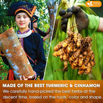 Load image into Gallery viewer, FreshDrinkUS, Premium 135 Turmeric Cinnamon Tea Bags, 100% Natural, Blend of Turmeric, and Cinnamon. Made with Natural Material Tea Bags. No Sugar. No Caffeine. Vegan.