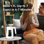 Load image into Gallery viewer, Epsilon LCD Electric Kettle 1100W - 1.7L Hot Water Tea Kettle with Digital Display, Temperature Control, Fast Boil, BPA-Free Electric Teapot with Auto Shut-Off &amp; Boil Dry Protection