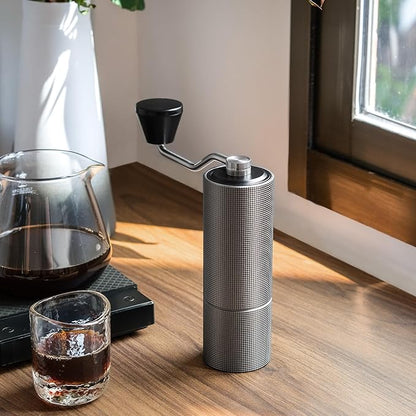 TIMEMORE Chestnut C2 Manual Coffee Grinder Capacity 25g with CNC Stainless Steel Conical Burr, Internal Adjustable Setting, Double Bearing Positioning, French Press Coffee for Hand Grinder
