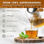 Load image into Gallery viewer, TOG999, Premium 60 Ashwagandha Root Tea Bags, 100% Natural &amp; Pure, Ashwagandha Root Herbal Tea. No Sugar, No Caffeine, No Gluten, Vegan.