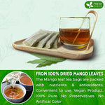 Load image into Gallery viewer, FreshDrinkUS, Premium 100 Mango Leaf Tea Bags, 100% Natural &amp; Pure from Mango Leaves. Loose Leaf Herbal Tea. No Sugar, No Caffeine, No Gluten, Vegan.