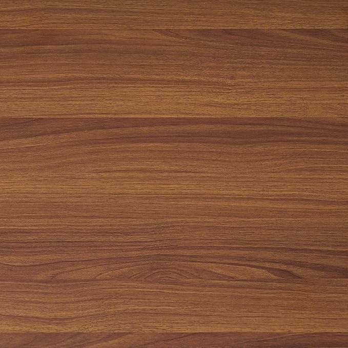 Rectangle Coffee Table, Mid-Century Modern Design, L41 W21 x H17, for Living Room, 2-Tier Structure, Clear Glass Top and Walnut MDF Shelf, Sleek Conical Metal Legs with Gold Finish