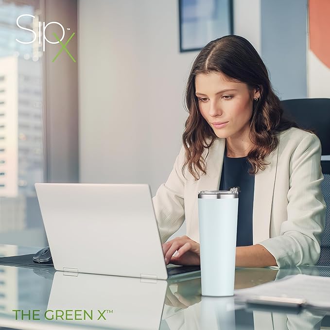 SIPX™ Triple-Insulated Tumblers - 22oz. Premium Modern Tumbler With Lid, insulated Cup Keeps Hot For 6 Hours, Stainless Steel Tumbler Made Of Sustainable Material, Coffee Travel Mug For Home & Office