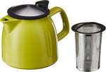 Load image into Gallery viewer, FORLIFE Bell Ceramic Teapot with Basket Infuser, 26-Ounce/770ml, Lime