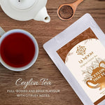 Load image into Gallery viewer, LA MOON TEA - Ceylon Thai Tea – Authentic Thai Iced Tea Blend | 100% Ceylon Black Tea, No Artificial Colors or Additives, Premium Loose Leaf for Milk Tea, Bubble Tea, and Iced Drinks